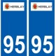 94 Créteil logo decal sticker plate registration city