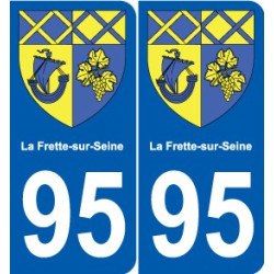 95 Viarmes stemma adesivo piastra adesivi città