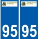 94 Créteil logo decal sticker plate registration city