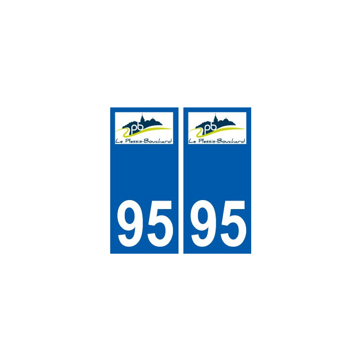 94 Créteil logotipo de la calcomanía de la placa etiqueta de registro de la ciudad