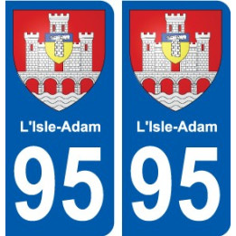 95 Bessancourt blason autocollant plaque stickers ville