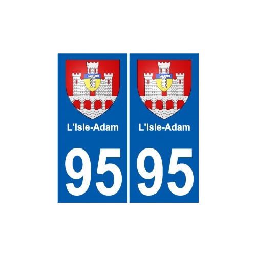 95 Bessancourt blason autocollant plaque stickers ville