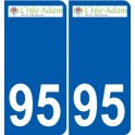 94 Créteil logotipo de la calcomanía de la placa etiqueta de registro de la ciudad