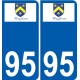 94 Créteil logo aufkleber sticker plakette ez stadt
