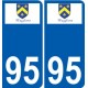 94 Créteil logo decal sticker plate registration city