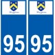 94 Créteil logo decal sticker plate registration city