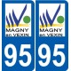 94 Créteil logo aufkleber sticker plakette ez stadt