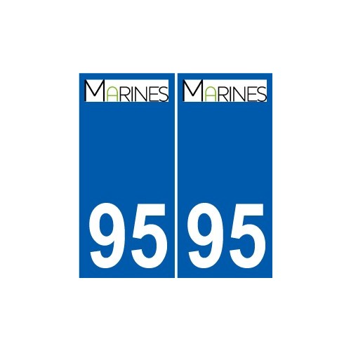 95 Ableiges logo autocollant sticker plaque immatriculation ville