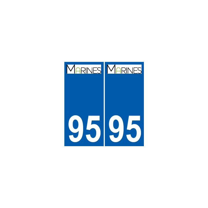 95 Ableiges logo autocollant sticker plaque immatriculation ville