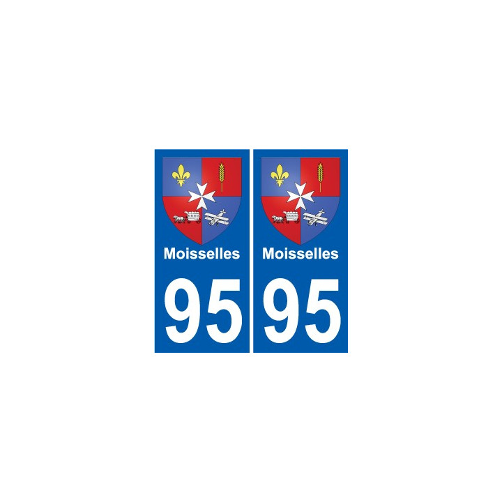 95 Viarmes wappen aufkleber typenschild aufkleber stadt