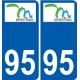 94 Créteil logo decal sticker plate registration city