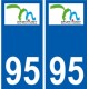 94 Créteil logo decal sticker plate registration city