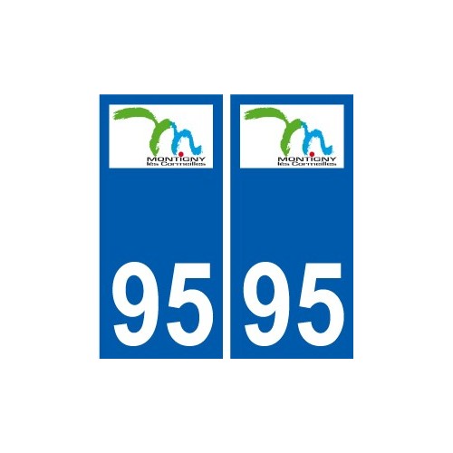 94 Créteil logotipo de la calcomanía de la placa etiqueta de registro de la ciudad