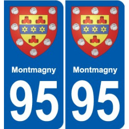 95 Viarmes wappen aufkleber typenschild aufkleber stadt