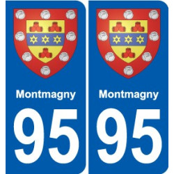 95 Viarmes wappen aufkleber typenschild aufkleber stadt