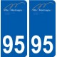 94 Créteil logo aufkleber sticker plakette ez stadt