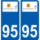 94 Créteil logo decal sticker plate registration city