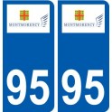 94 Créteil logotipo de la calcomanía de la placa etiqueta de registro de la ciudad