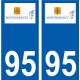 94 Créteil logo decal sticker plate registration city