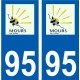 94 Créteil logo aufkleber sticker plakette ez stadt
