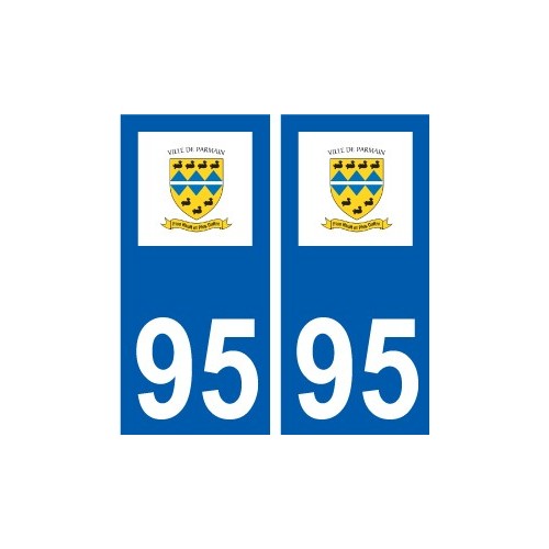 94 Créteil adesivo del logo adesivo piastra di registrazione city
