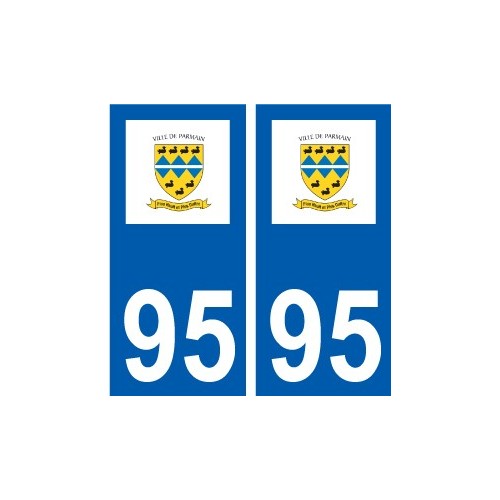 94 Créteil logotipo de la calcomanía de la placa etiqueta de registro de la ciudad