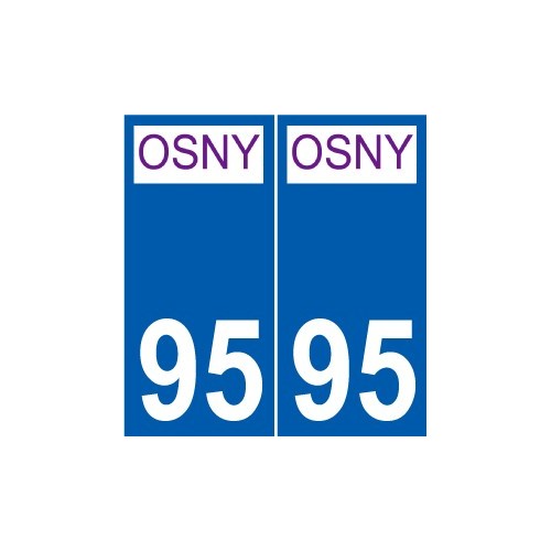 94 Créteil logo decal sticker plate registration city