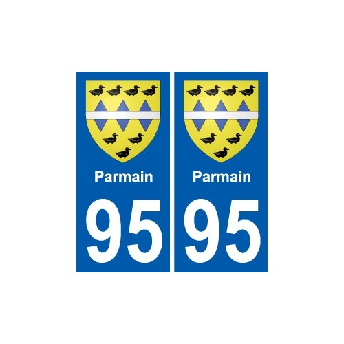 95 Viarmes stemma adesivo piastra adesivi città