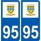 94 Créteil logo decal sticker plate registration city