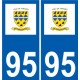 94 Créteil logo decal sticker plate registration city