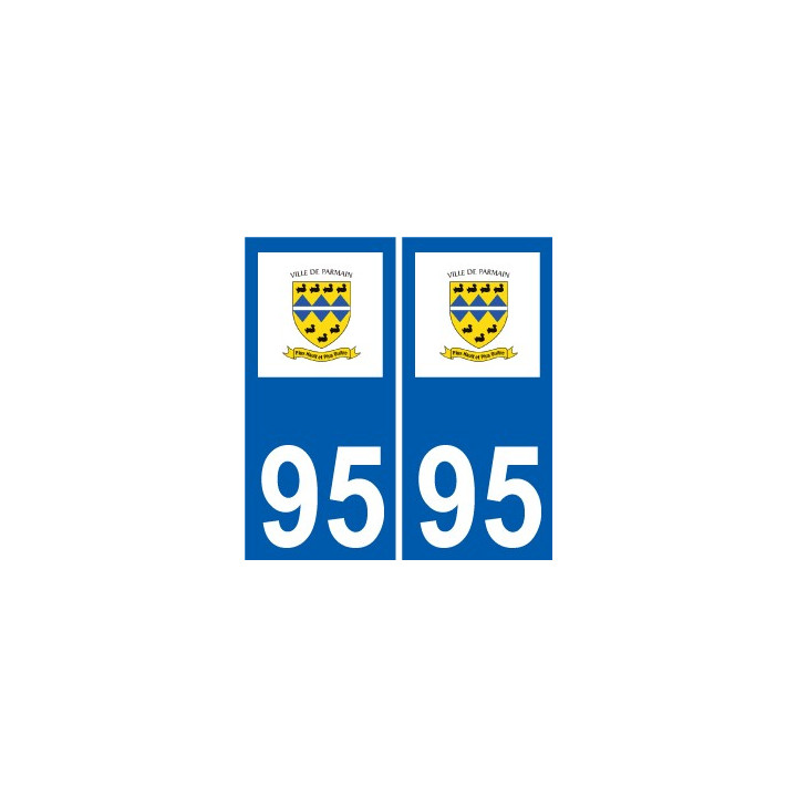 94 Créteil logotipo de la calcomanía de la placa etiqueta de registro de la ciudad