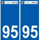 94 Créteil logo decal sticker plate registration city