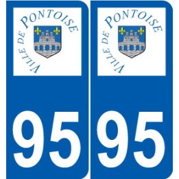 94 Créteil logotipo de la calcomanía de la placa etiqueta de registro de la ciudad