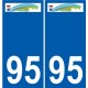 94 Créteil logo aufkleber sticker plakette ez stadt
