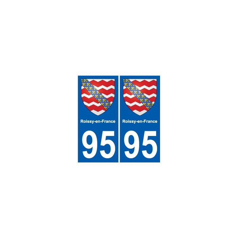 95 Viarmes wappen aufkleber typenschild aufkleber stadt