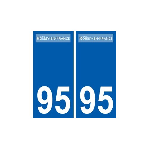 94 Créteil adesivo del logo adesivo piastra di registrazione city