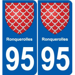 95 Viarmes wappen aufkleber typenschild aufkleber stadt