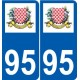 94 Créteil logo decal sticker plate registration city