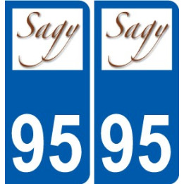 94 Créteil logo decal sticker plate registration city