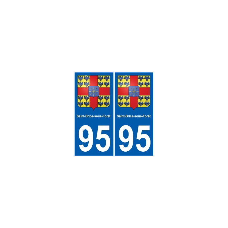 95 Viarmes wappen aufkleber typenschild aufkleber stadt