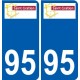 94 Créteil logo aufkleber sticker plakette ez stadt