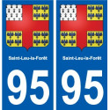 95 Argenteuil blason autocollant plaque stickers ville