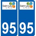 95 Argenteuil logo autocollant sticker plaque immatriculation ville