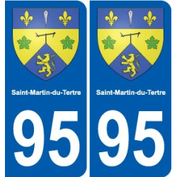 95 Viarmes stemma adesivo piastra adesivi città
