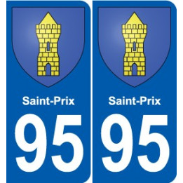 95 Viarmes wappen aufkleber typenschild aufkleber stadt