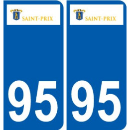 95 Argenteuil logo autocollant sticker plaque immatriculation ville