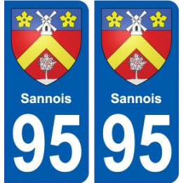 95 Viarmes wappen aufkleber typenschild aufkleber stadt