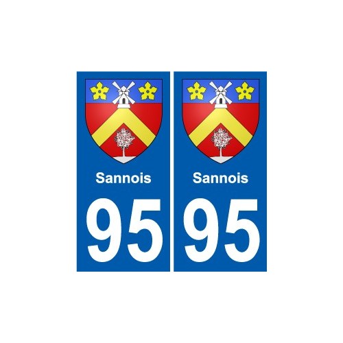 95 Argenteuil blason autocollant plaque stickers ville