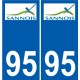 94 Créteil logo aufkleber sticker plakette ez stadt