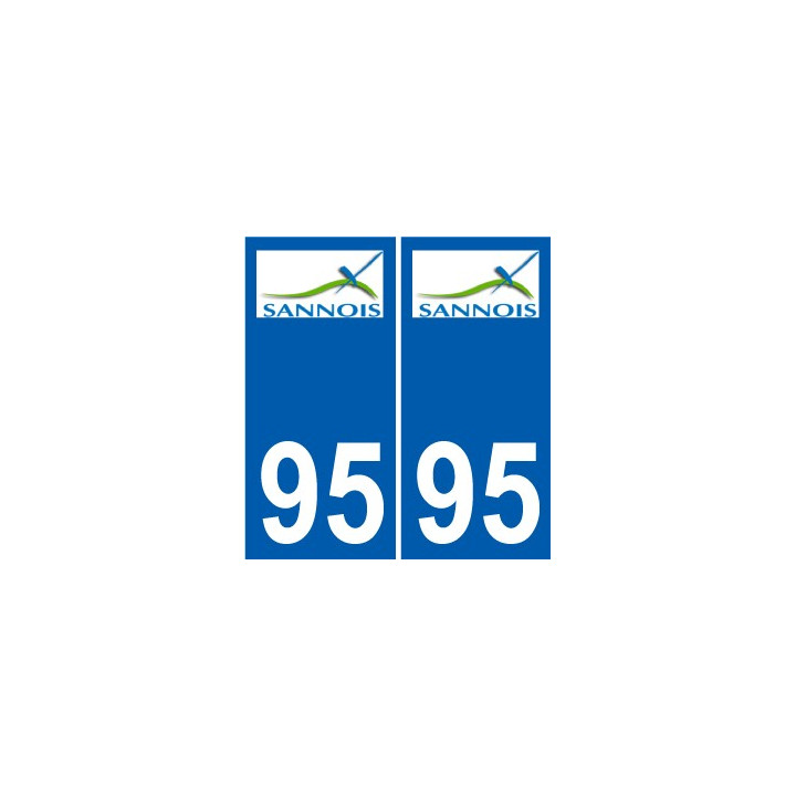 95 Argenteuil logo autocollant sticker plaque immatriculation ville